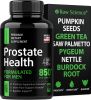 Prostate Support Supplement For Mens Health DHT Blocker Urinary Tract Overactive Bladder Support & Prostate Health Saw Palmetto Lycopene Pygeum Pumpki