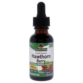 Hawthorn Berry by Natures Answer for Unisex - 1 oz Dietary Supplement