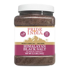 Himalayan Black Salt Fine Ground 2.2 Lbs