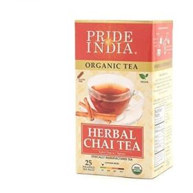 Herbal Tulsi Chai Tea Bags)- 2 Pack (50 Tea Bags) 50ct oz