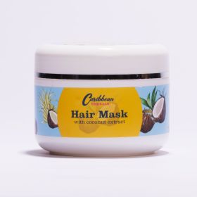 Coconut hair mask for curly hair