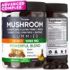 Mushroom Gummies 20 in 1 Mushroom Complex 1050 MG Cordyceps Reishi Turkey Tail Maitake Shiitake Lion Mane Mushroom Supplement for Immune Focus Energy