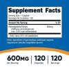 Nutricost Ashwagandha Herbal Supplement 600mg, 120 Capsules