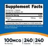 Nutricost Selenium Supplement 100mcg, 240 Capsules, Vegetarian, Gluten Free & Non-GMO