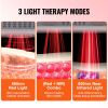 VEVOR Red Light Therapy for Body Face, 60 Dual-Chip LEDs, Red 660nm & Near Infrared 850nm Combo, High Power Red Light Therapy Panel for Recovery