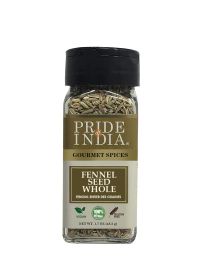 Pride of India – Fennel Seed Whole – Gourmet Spice – Fresh & Aromatic – Mouth Freshener – GMO/Gluten Free – Flavoring for bakes