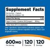 Nutricost N-Acetyl L-Cysteine (NAC) Supplement 600mg, 120 Capsules