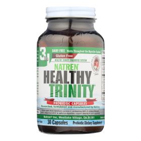 Natren Healthy Trinity Probiotic Capsules - 1 Each - 30 Cap