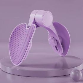 Kegel Pelvic Floor Muscle Trainer; Thigh Exercise Equipment (Color: purple)