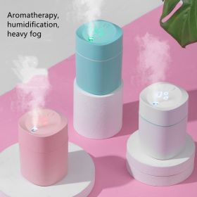 Mini Humidifier With LED Night Light, Cool Mist Humidifier (Color: pink)