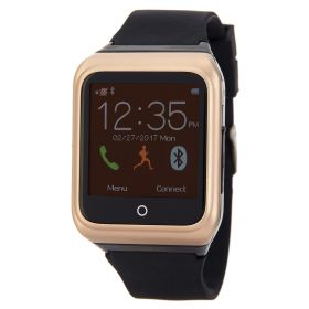 Polaroid SW1505 Fitness Tracker Touchscreen Smartwatch For Android and iOS + Built in SIM Card Slot (Color: Black)