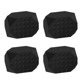 4 Pack Jawline Exerciser for Men Women Jaw Trainer Shaper Sagging Skin Double Chin Reducer with 3 Resistance Levels for Beginners Intermediate Expert (Color: Black)