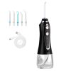 Portable Water Dental Flosser Cordless Rechargeable Dental Oral Irrigator IPX7 Waterproof Teeth Cleaner with 5 Modes 5 Nozzles 10.14oz Detachable Wate