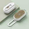 Steam brush for cats and dogs